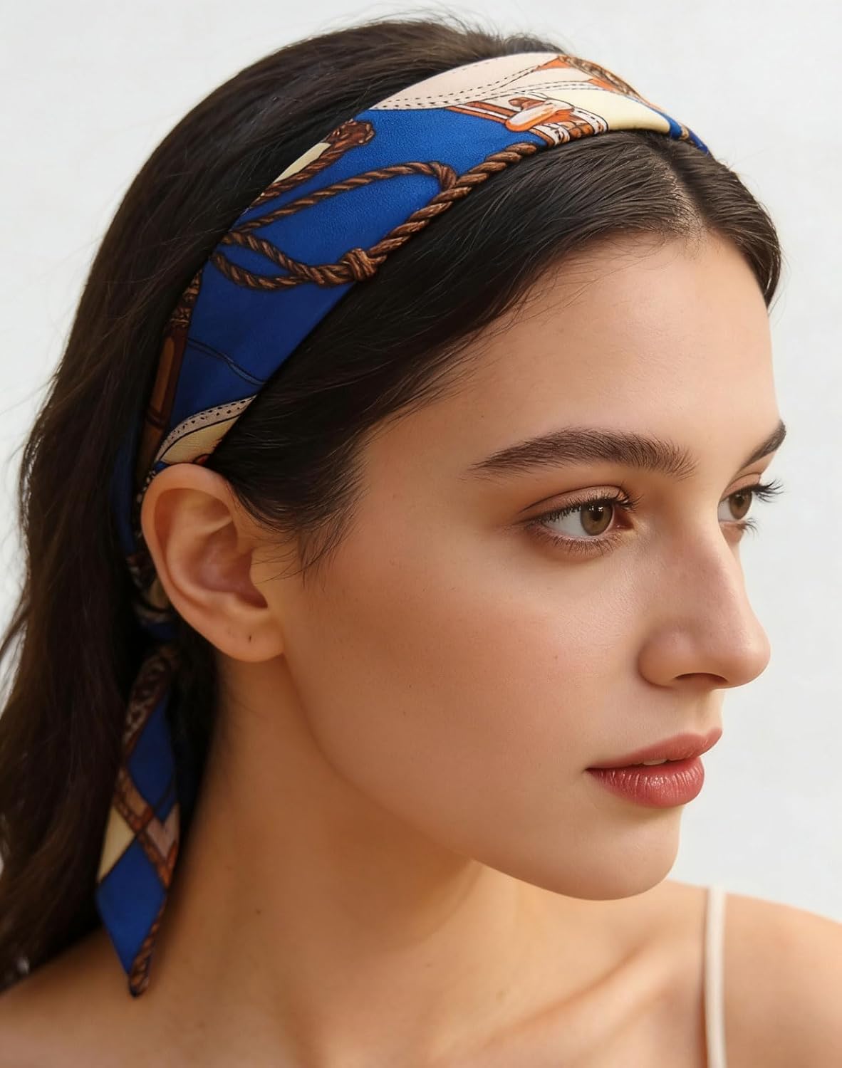 12 Pcs Women Bag Scarf, Purse Scarf for Handbags, Silk Headband Charm, Hair Neck Scarves - Image 3