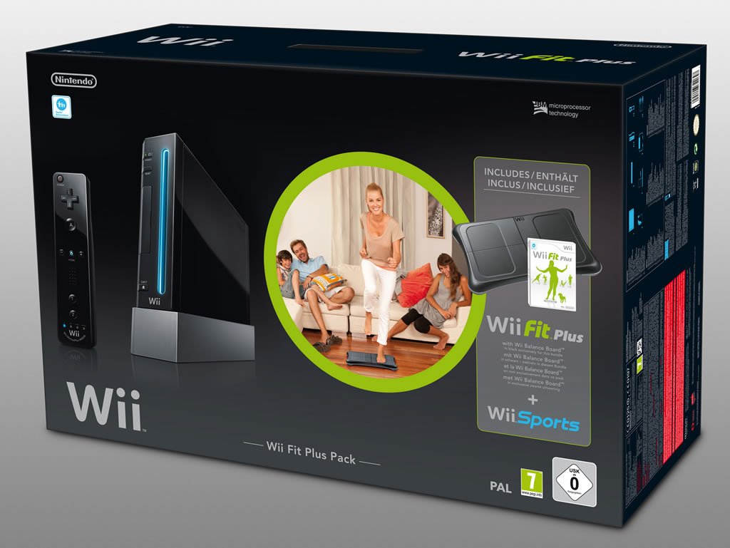 Wii Konsole Mit Wii Fit Plus Und Balance Board Nintendo Wii "Wii Fit Plus Pak" - Konsole inkl. Wii Sports, Wii Fit
