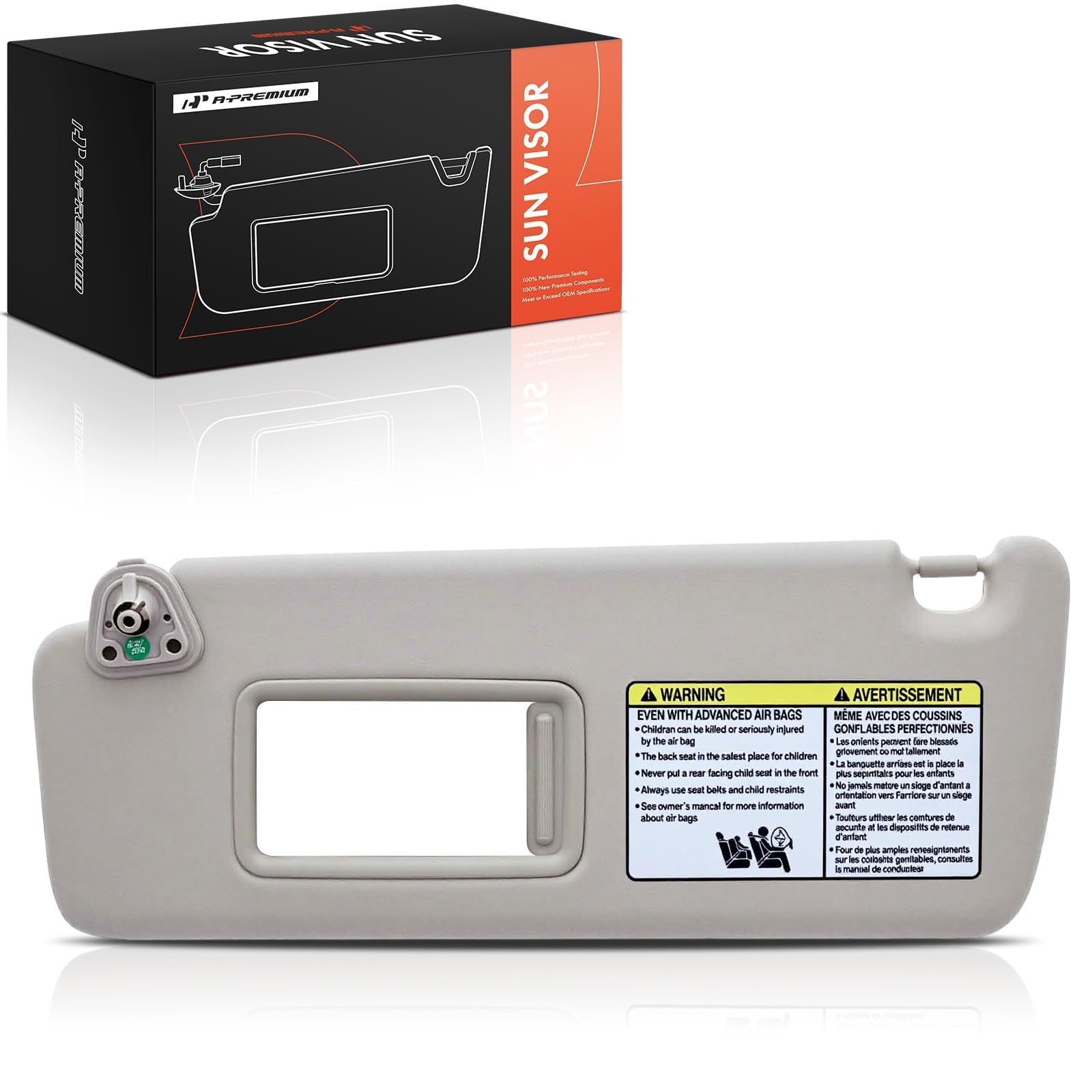 Amazon.com: A-Premium Left Driver Sun Visor Compatible with Toyota