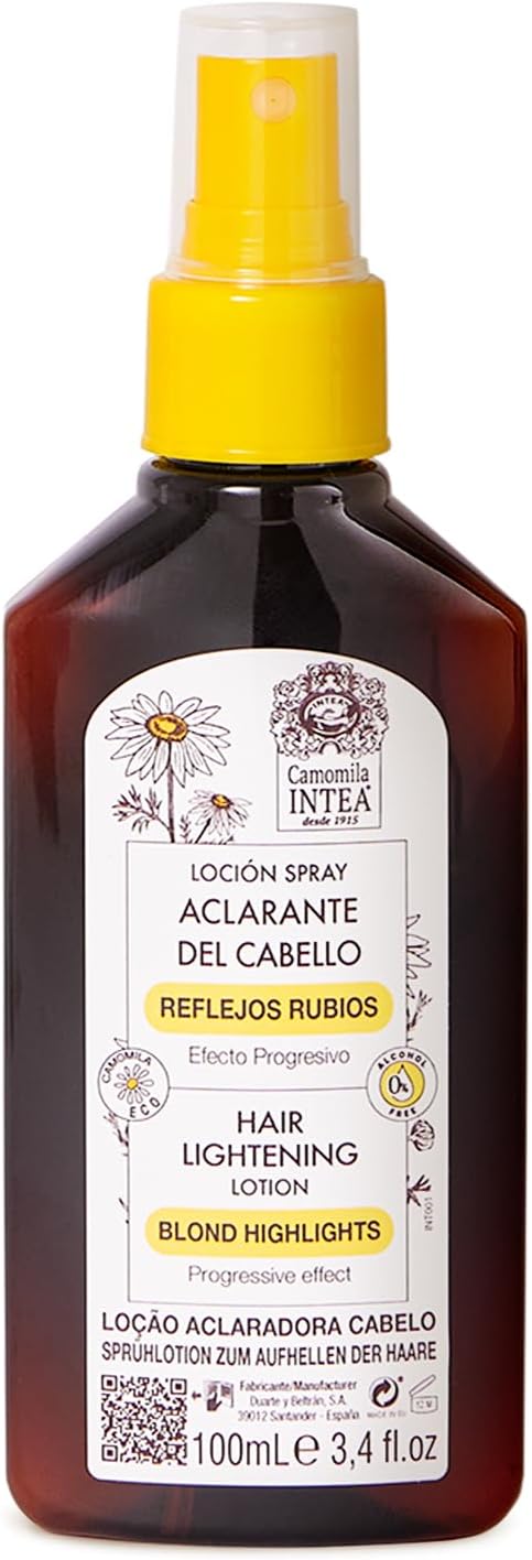Camomila Intea Premium - Blonde Hair Lightening Spray - Alcohol Free - Ecological Chamomile Extract - 100 Ml
