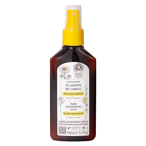 Camomila Intea Natural Blonde Highlights Hair Lightener - Spray con extracto de manzanilla - 34 Oz
