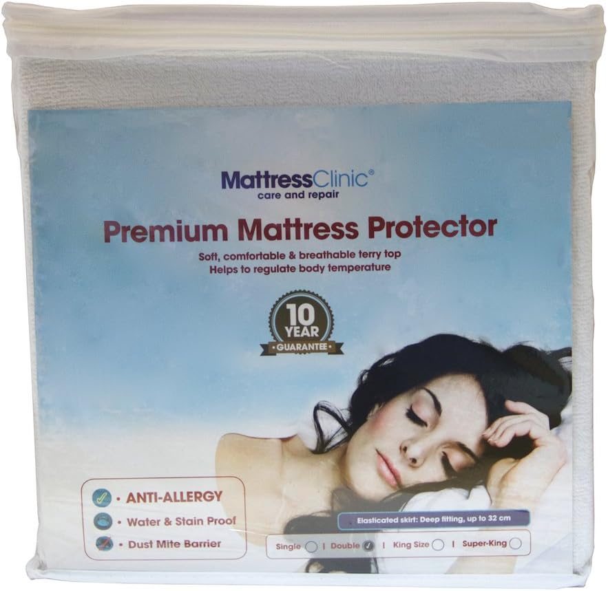 Premium Mattress Protector - 100% Water & Stain Proof (Double)