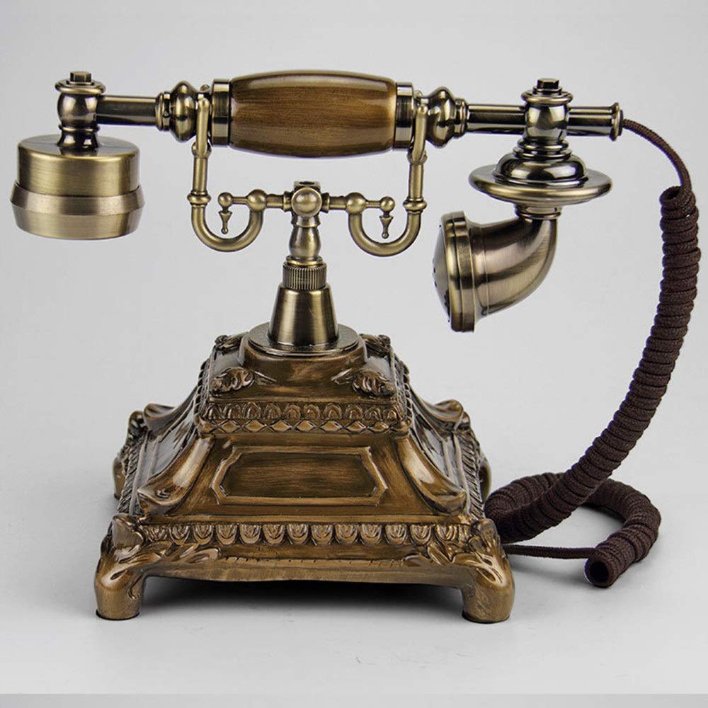 Continental Retro antyczne telefony gospodarstwa domowego obrotowy dysk antyczny telefon stacjonarny domowe kreatywne ，Telefon w stylu vintage