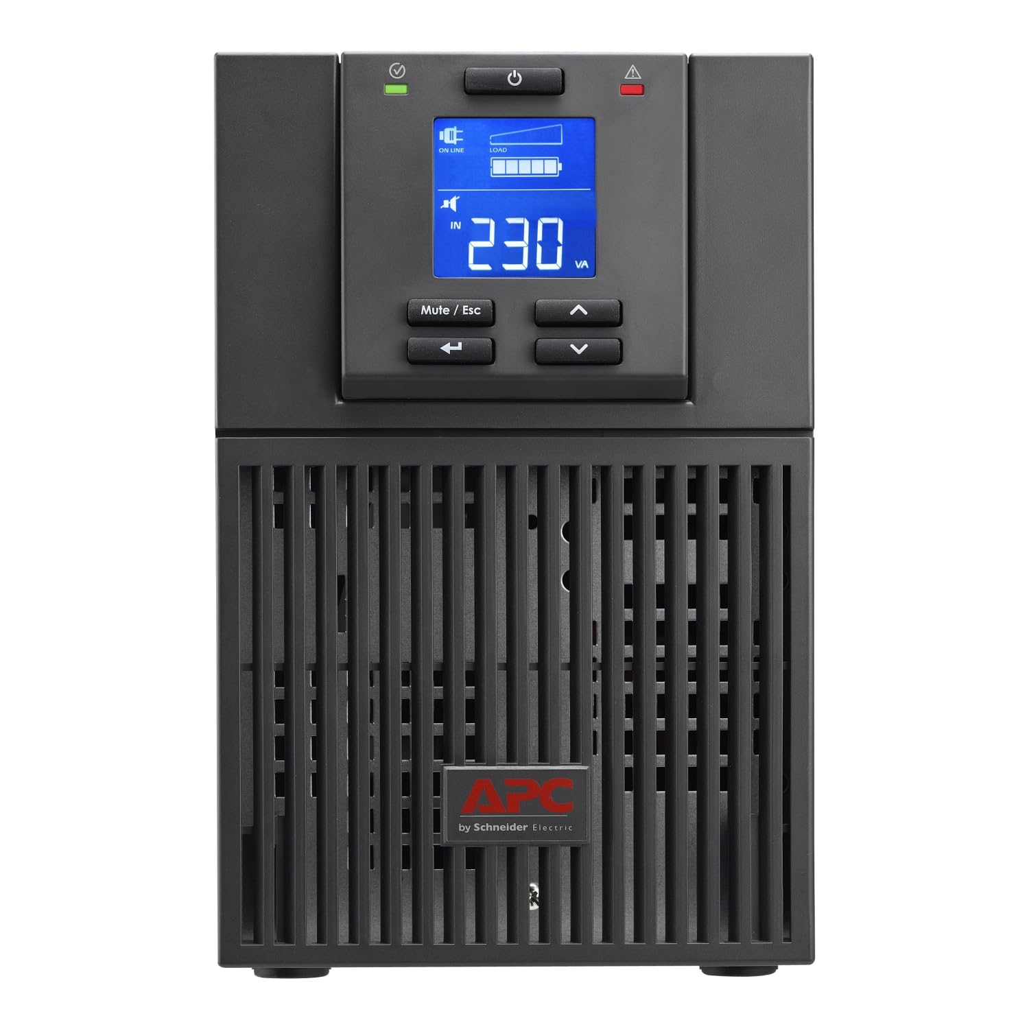 APC Easy UPS on-Line, 1000 VA/800 W, Tour, 230 V, 3 Prises IEC C13, Emplacement pour Carte Intelligente, écran LCD