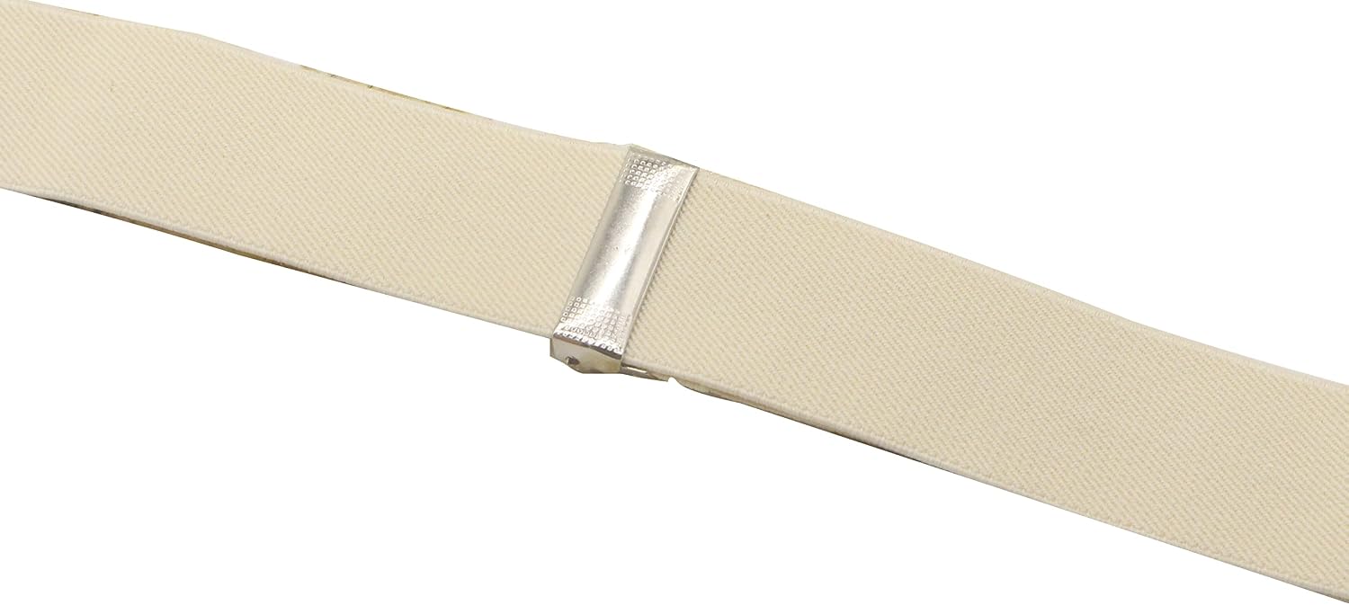 Suspenders for Men 3 Swivel Hooks 1.4 Inch Wide Adjustable Elastic Braces with Heavy Duty Belt Loops