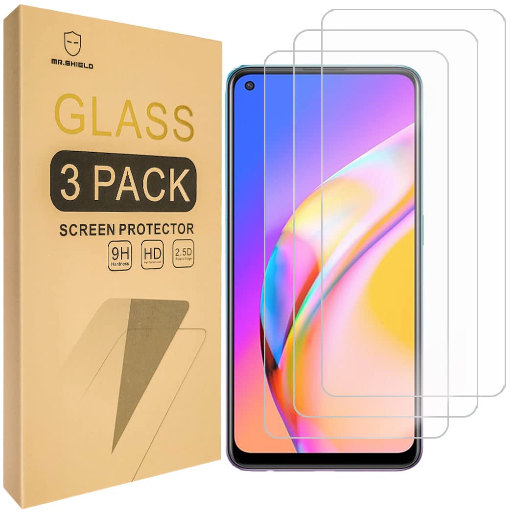 Zidwzidwei Pellicola Protettiva in Vetro Temperato per Oppo A94 5G [3Pezzi], Durezza 9H, 2.5D Alta Definizione, Senza Bolle, Anti Graffio Protezione Schermo per Oppo A94 5G