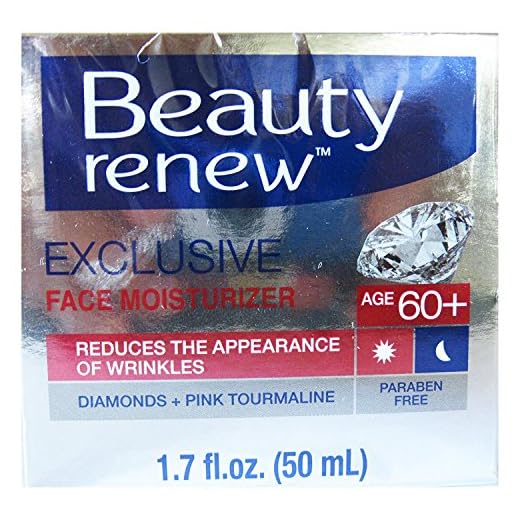 Beauty Renew 60+ Exclusive Day & Night Face Moisturizer Cream Diamond and Pink Tourmaline