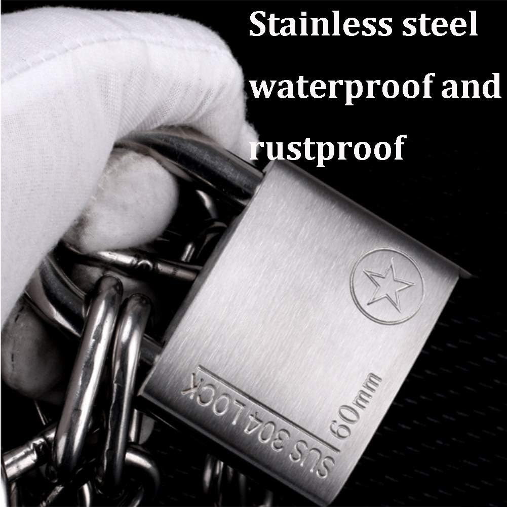 Keyed Padlocks Key Padlock, 1 Key to Open Multiple Locks, Lock Body Width 30mm40mm50mm60mm (1.2in1.6in2in2.4in), 1 Key (Size : 50x68mm)