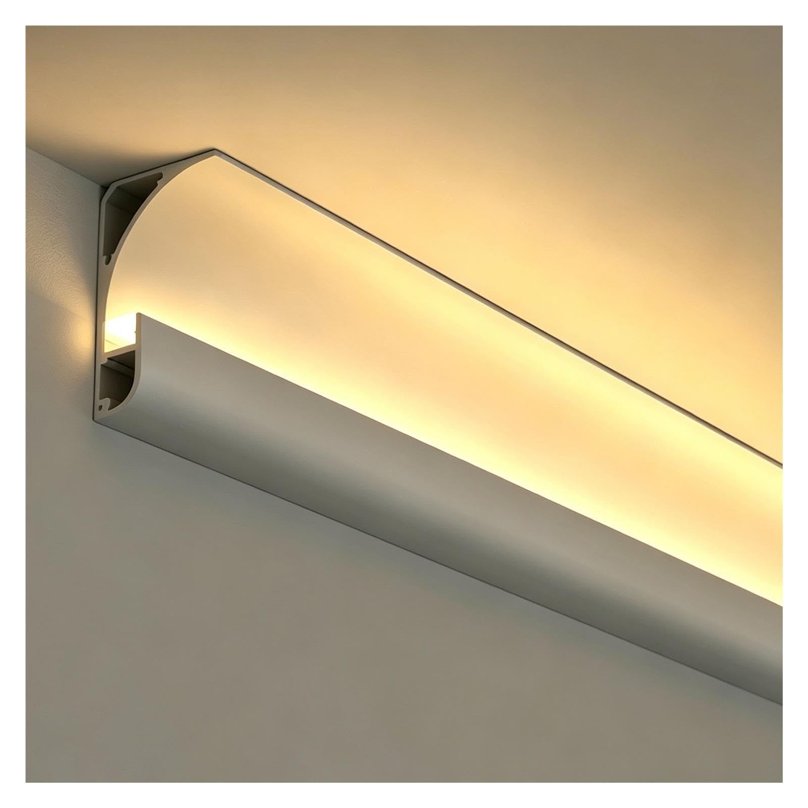Aluminiowy Profil LED Z Dyfuzorem Do Taśmy Montaż Nawierzchni