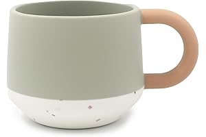 Yeah Baby Unbreakable and Non-Toxic Silicone Mug (Sage/Brown Speckle)