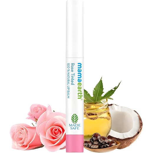 Mamaearth Natural Lip Balm Rose 2g
