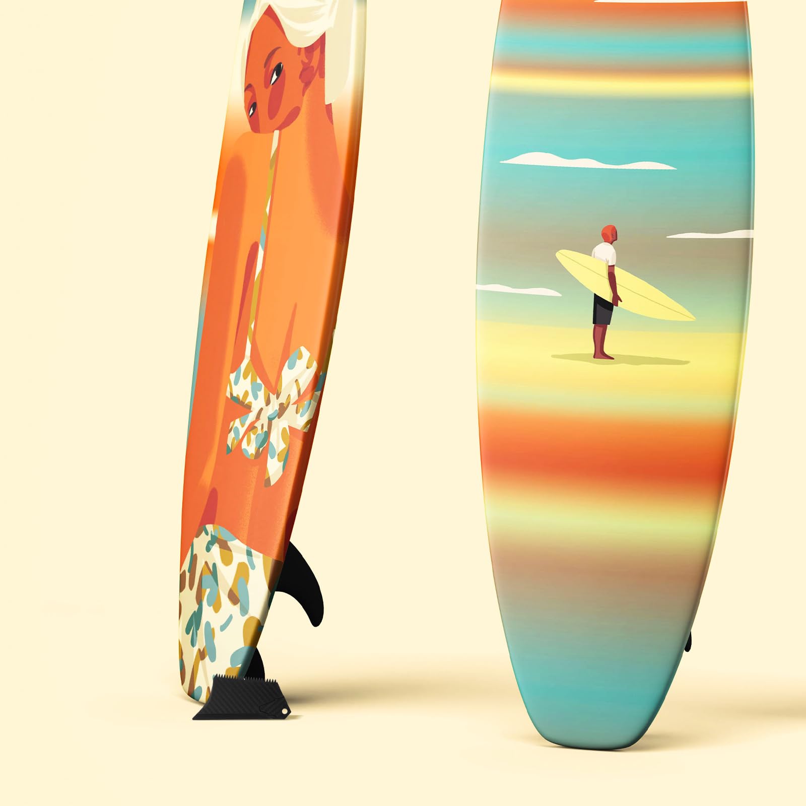 Toddmomy Tabla de Surf Cera Peine, Peine Limpiador De Cera para Tablas De Surf Raspador con Llave De Aleta Herramienta De