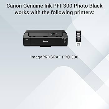 Amazon.com: Canon PFI-300 Genuine Photo Black Ink Tank