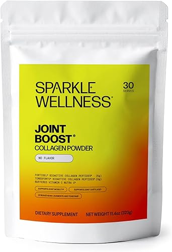 Miniatura 1 de Sparkle Wellness Péptidos de colágeno FORTIGEL & TENDOFORTE  Polvo de colágeno con ascorbato de calcio y vitamina C para apoyar la movilidad de las