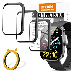 3D Screen protectors Compatible with Kuizil Soudorv T70 1 91 inches smartwatch 3-PACK Full Coverage PMMA material Anti-shatter