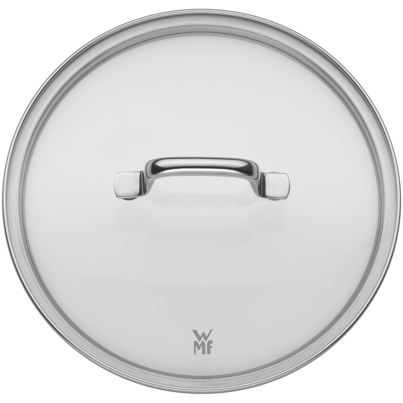 WMF Fusiontec Essential Induction 3-częściowy zestaw garnków indukcyjnych ze szklaną pokrywką, ceramika high-tech, odporne na zarysowania, niepowlekane, szare