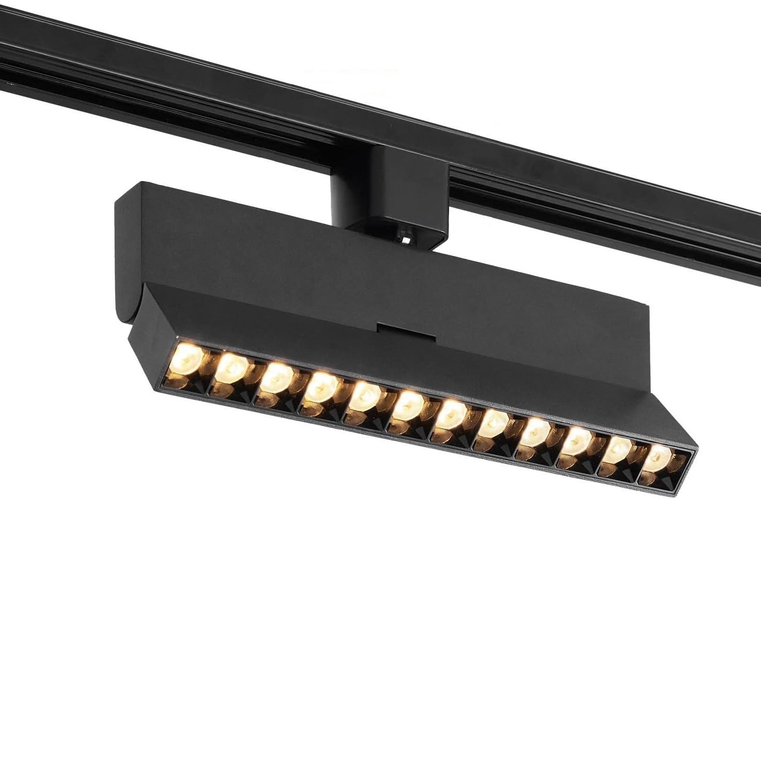 LEDKIA Foco Carril Lineal LED Trifásico 12W Regulable CCT Seleccionable Ele