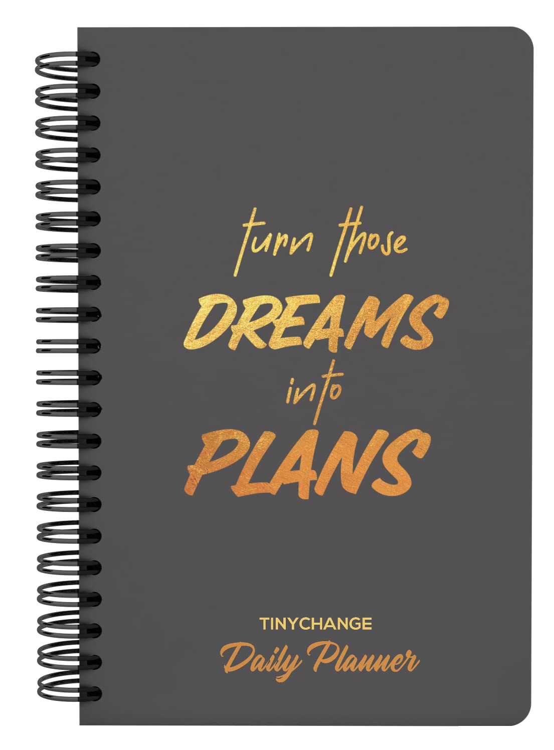 TINYCHANGE Daily Work Planner | Undated Page-a-day for 6 Months | To-do List Diary & Appoinment Organizer| Self Care & Productivity Hacks | 400 Free Stickers