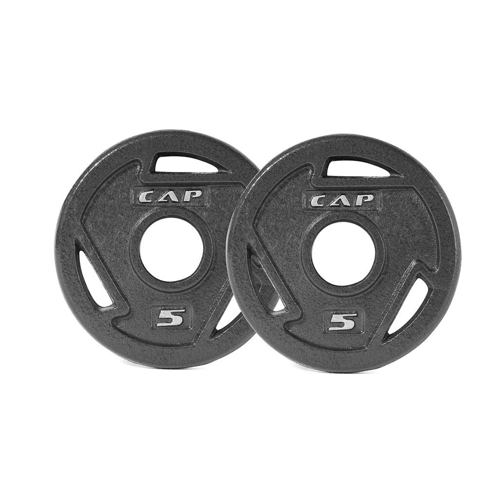 Paire De Poids Pour Haltères 10 Lb (20 Lb Total) – Trou Standard, Fonte Noire Vintage
