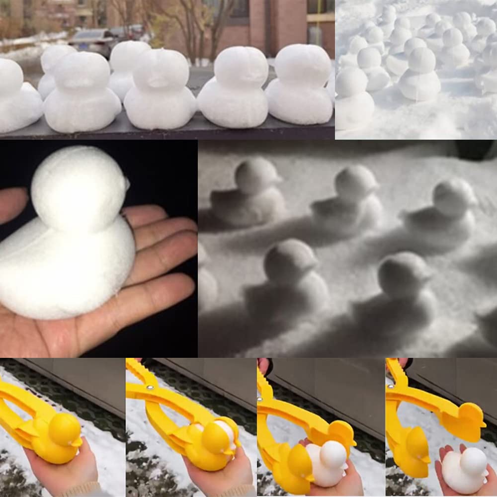 Amazon.co.jp: ZEZYXUFM 雪玉メーカー 雪玉製造機 アヒル雪玉 ハンドル 