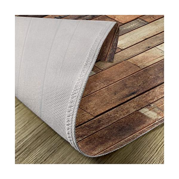   Ambesonne-Wooden-Print-Place-Mats-Set-of-4-Rustic-Floor-Planks-Grungy-Look-Farm-House-Country-Style-Walnut-Oak-Grain-Image-Washable-Fabric-Placemats-for-Dining-Table-Standard-Size-Umber