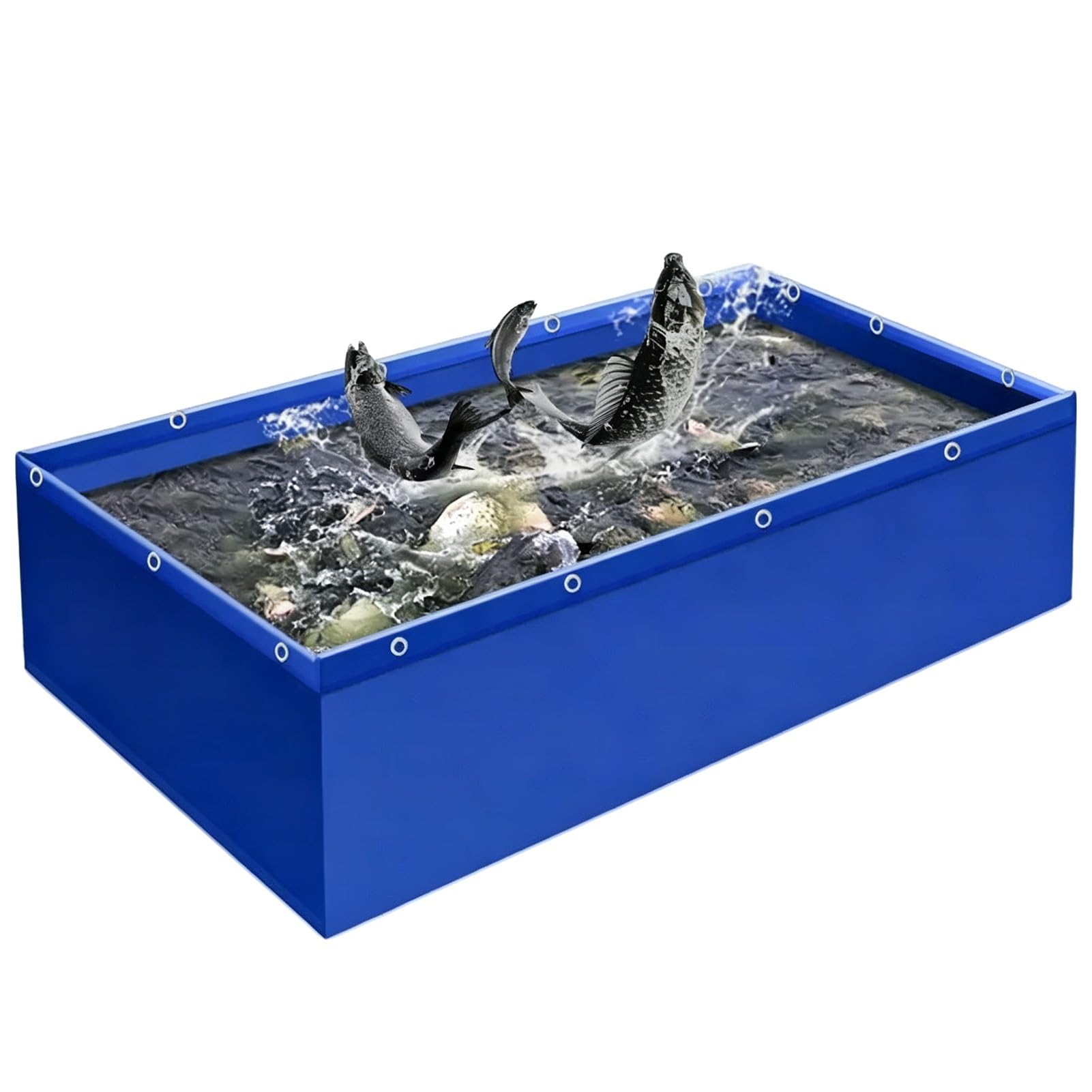Étang à poissons en toile PVC pour éviter les fuites d'aquaculture