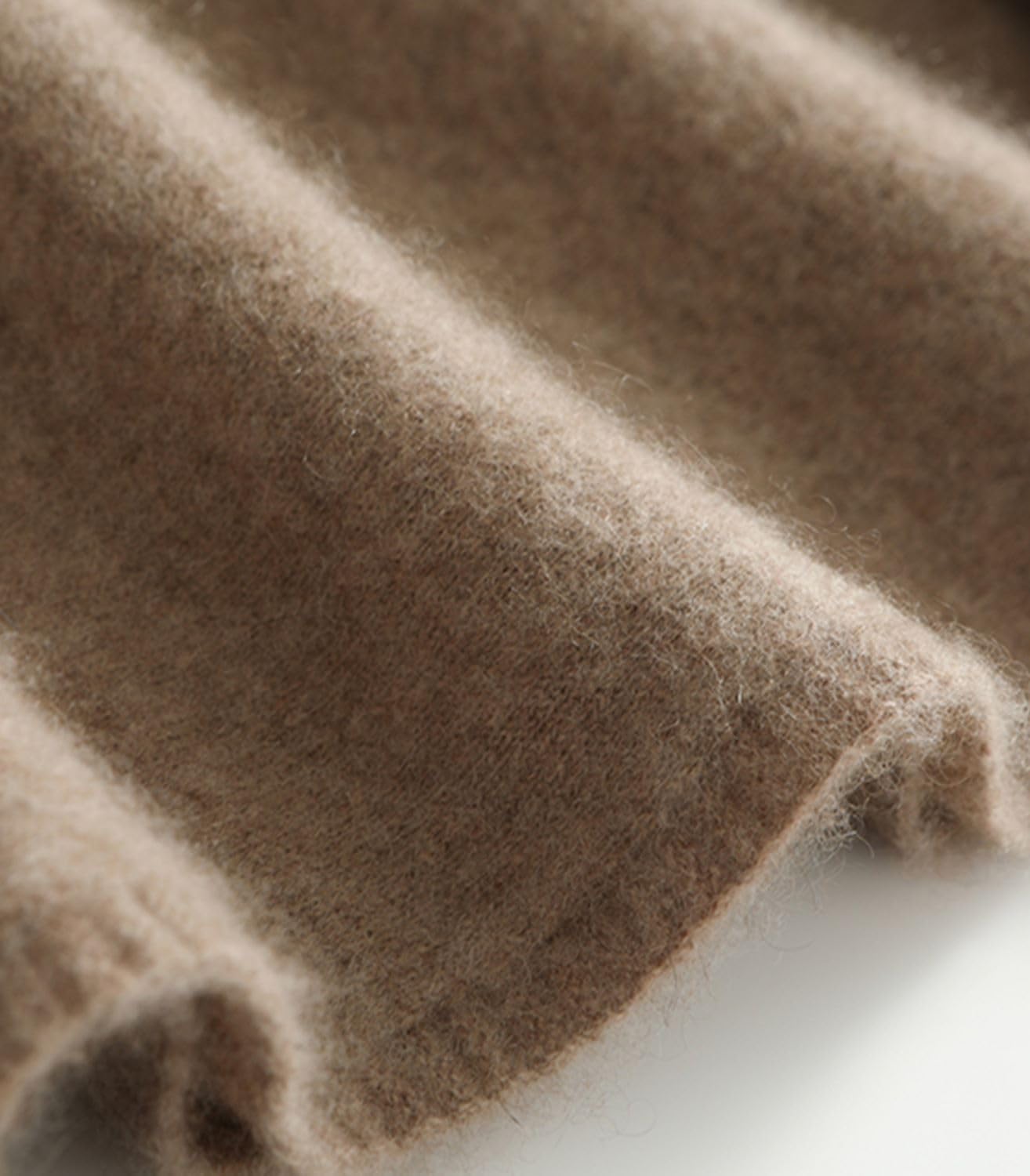 Long Skirt Women's Fall Winter 100% Merino Wool Knitted Skirt Ribbed Elastic Solid Warm Sweater Skirts - Image 4