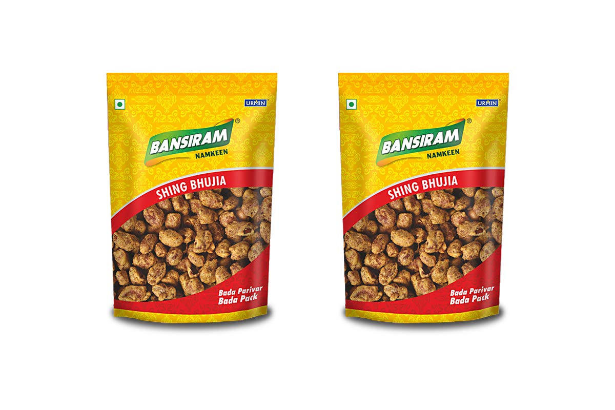 Bansiram Namkeen Shing Bhujia Hot Tasty Peanuts, Spicy Snacks (Pack Of 2 X 375 G) - 750 G (B07HRTPMNC) Amazon Price History, Amazon Price Tracker