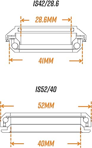 Miniatura 9 de Funn Descend - Auriculares integrales, rodamiento de contacto angular cero apilamiento superior, auriculares de aleación para bicicleta de montaña,