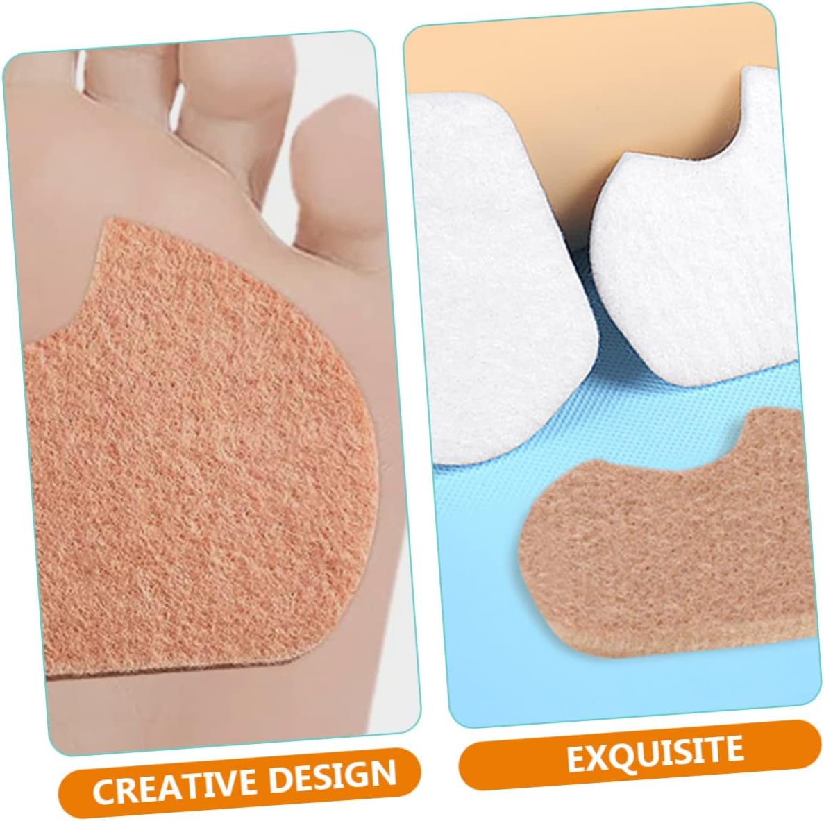 Beaupretty 24pairs Thick Forefoot Pads for High Heels Reusable Metatarsal Cushions for Women Comfortable Foot Support Inserts for Dancers and Everyday Use