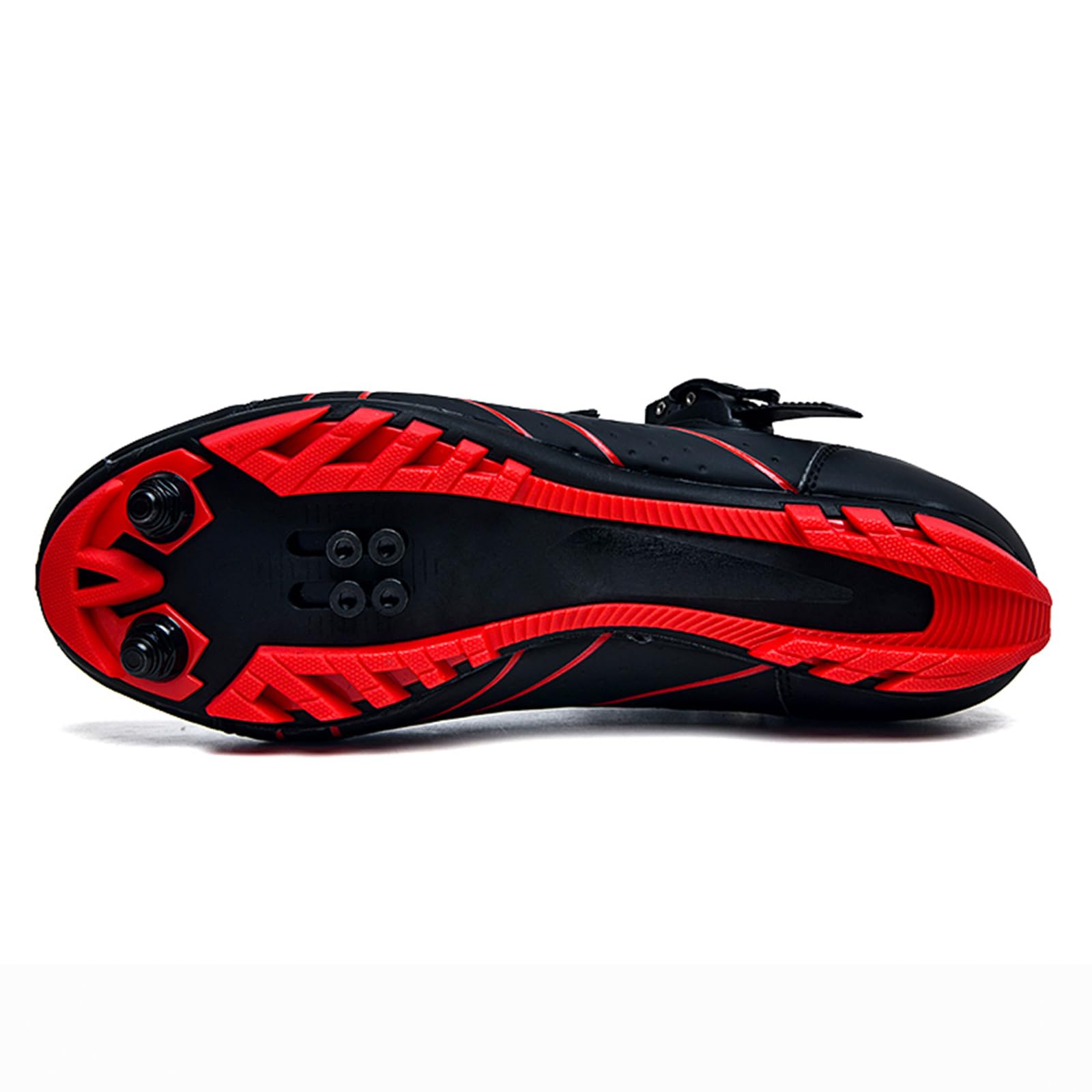 Scarpe ciclistiche MTB Maschile Scarpe per Mountain Bike compatibili con tacchette SPD a 2 bulloni Scarpe da Ciclismo da Corsa all'aperto Interno con Fibbia Veloce