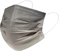 Vista 6 de Máscara de seguridad desechable de 3 capas de protección facial para adultos, 50 unidades (transición 2)