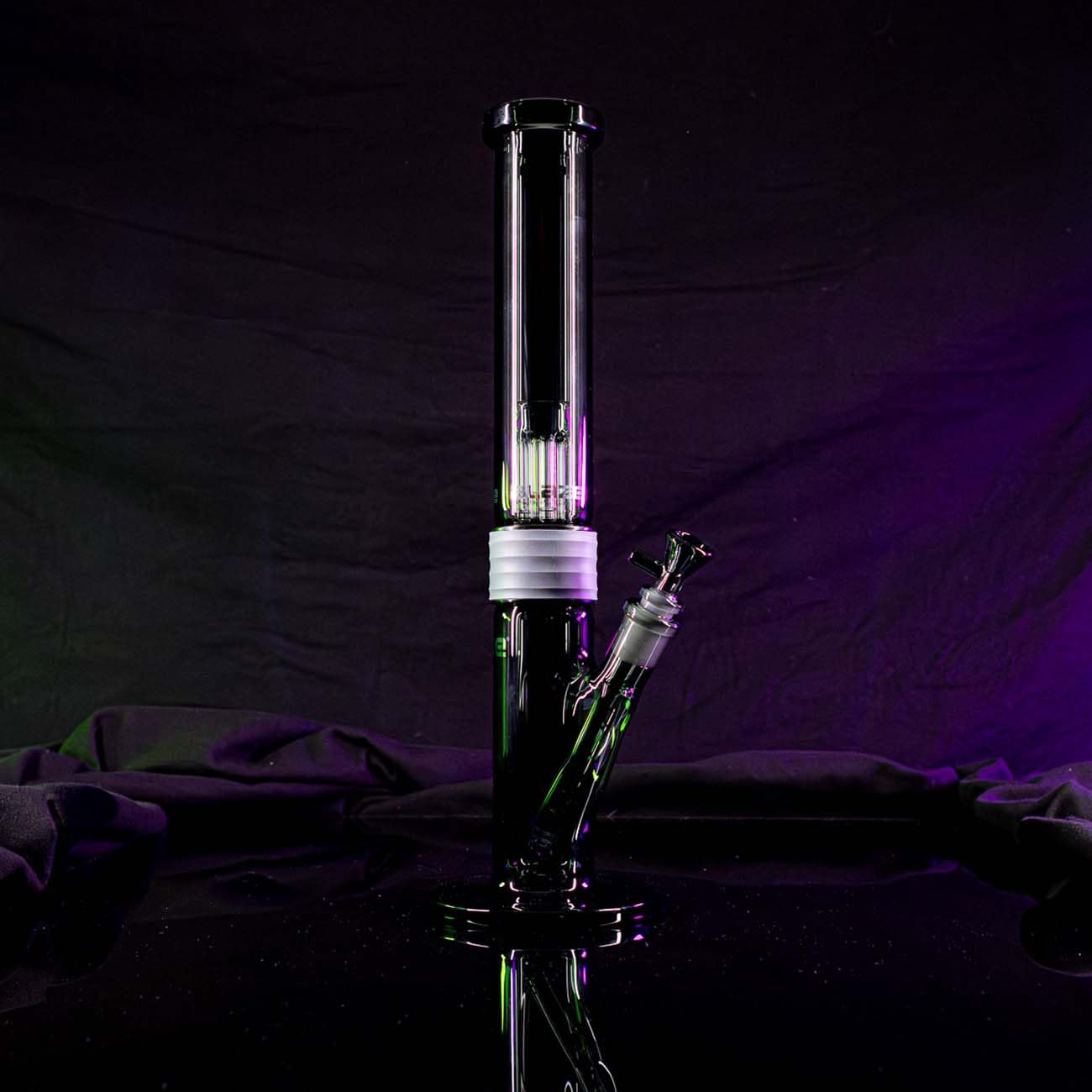 BLAZE Mix&Match 2.0 Zylinderbong Bausatz schwarz, 41 cm, Borosilikatglas, Diffusor