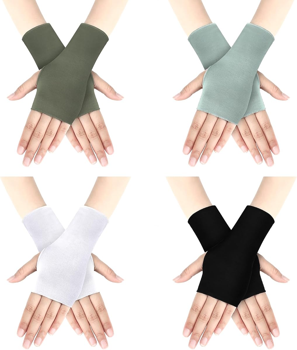Bememo 4 Pack Sun Protection Gloves