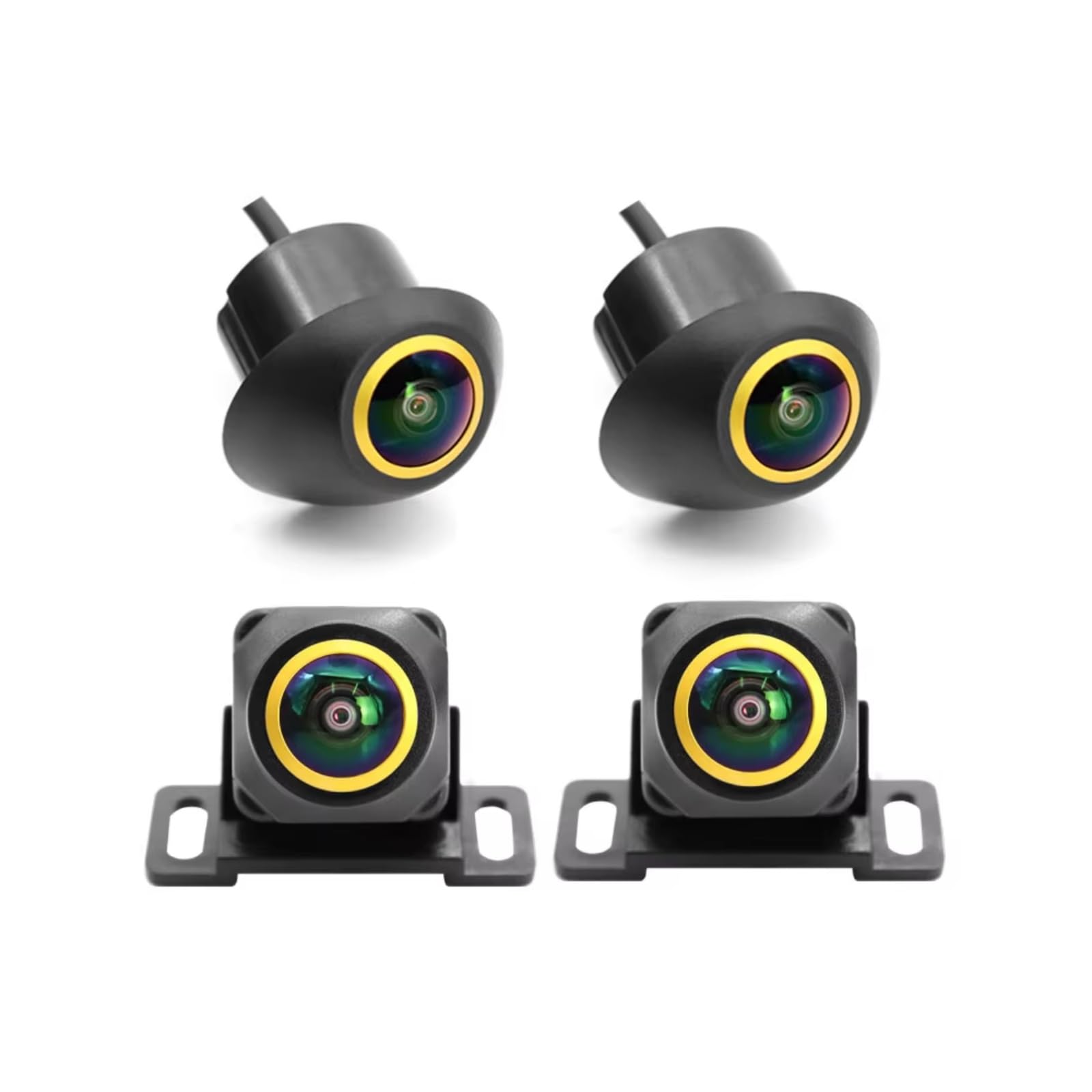 HD 360 Grad Autokamera 1080P 8K 3D AHD Surround View Rechts + Links + Vorne + Rückansicht Rückfahrkamera Navigation Rückwärts Hd Rückfahrkamera