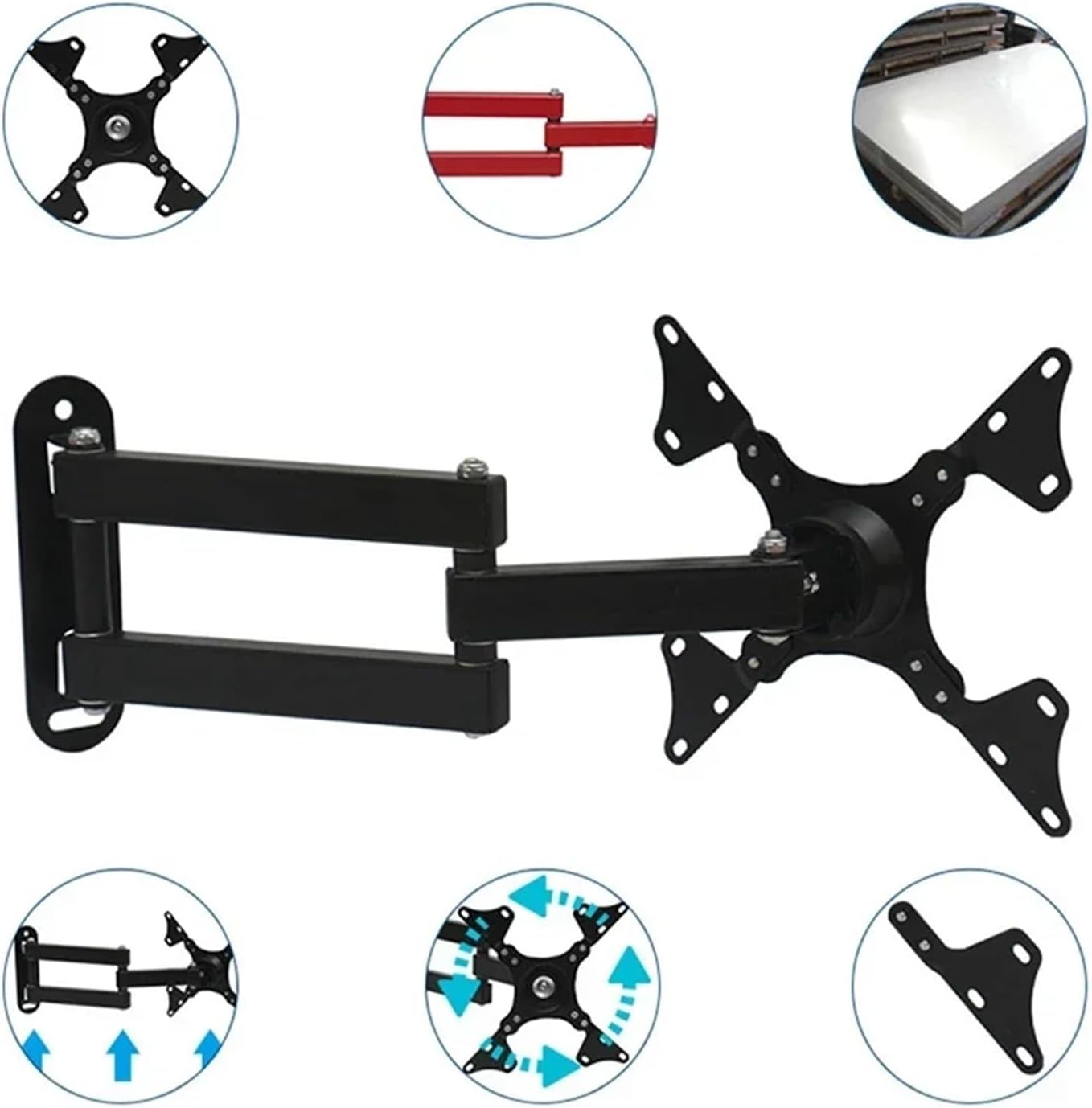 Adjustable 14-32 Inch TV Frame Stand - Multi-Functional, Durable Universal Wall Mount Bracket for Simplicity & Practical Use - Perfect for Home & Office TVs,1pcs