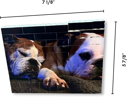 Miniatura 3 de BRICK YOUR PIC Rompecabezas de fotos de bloques de construcción personalizado regalos personalizados únicos para adultos parejas niños familiares o