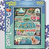 PuzzleTwist Jigsaw Puzzle | Life is Better at The Lake | Something's Amiss! Series | 1000 Pieces |...