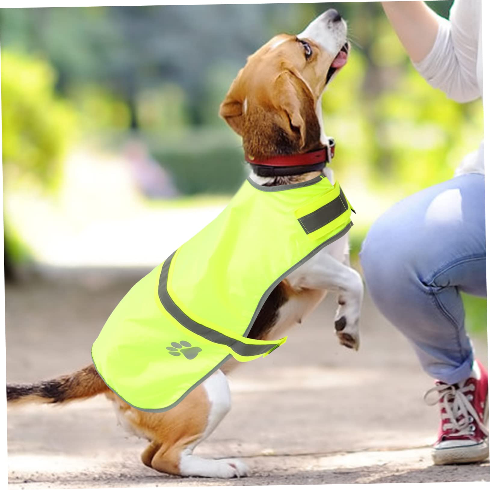 Kisangel 5stücke Reflektierende Hundeweste Aus Wasserabweisendem Oxford Verstellbar Für Optimale Passform Für Outdoor-aktivitäten Und Bei Dunkelheit
