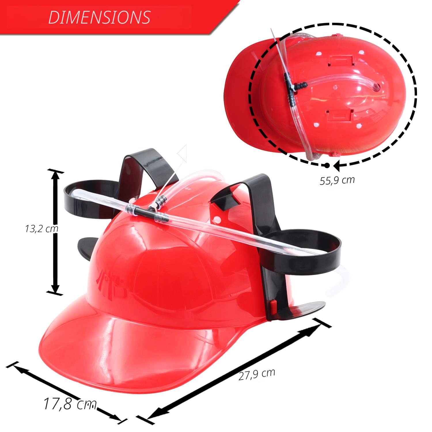 1 Pièce Chapeau De Faveur Pour Buveur Avec Support De Canette Réglable Et Paille Pour Soda - Gadgets De Boissons Amusants De Fête | Mode en ligne | SHEIN ANCE