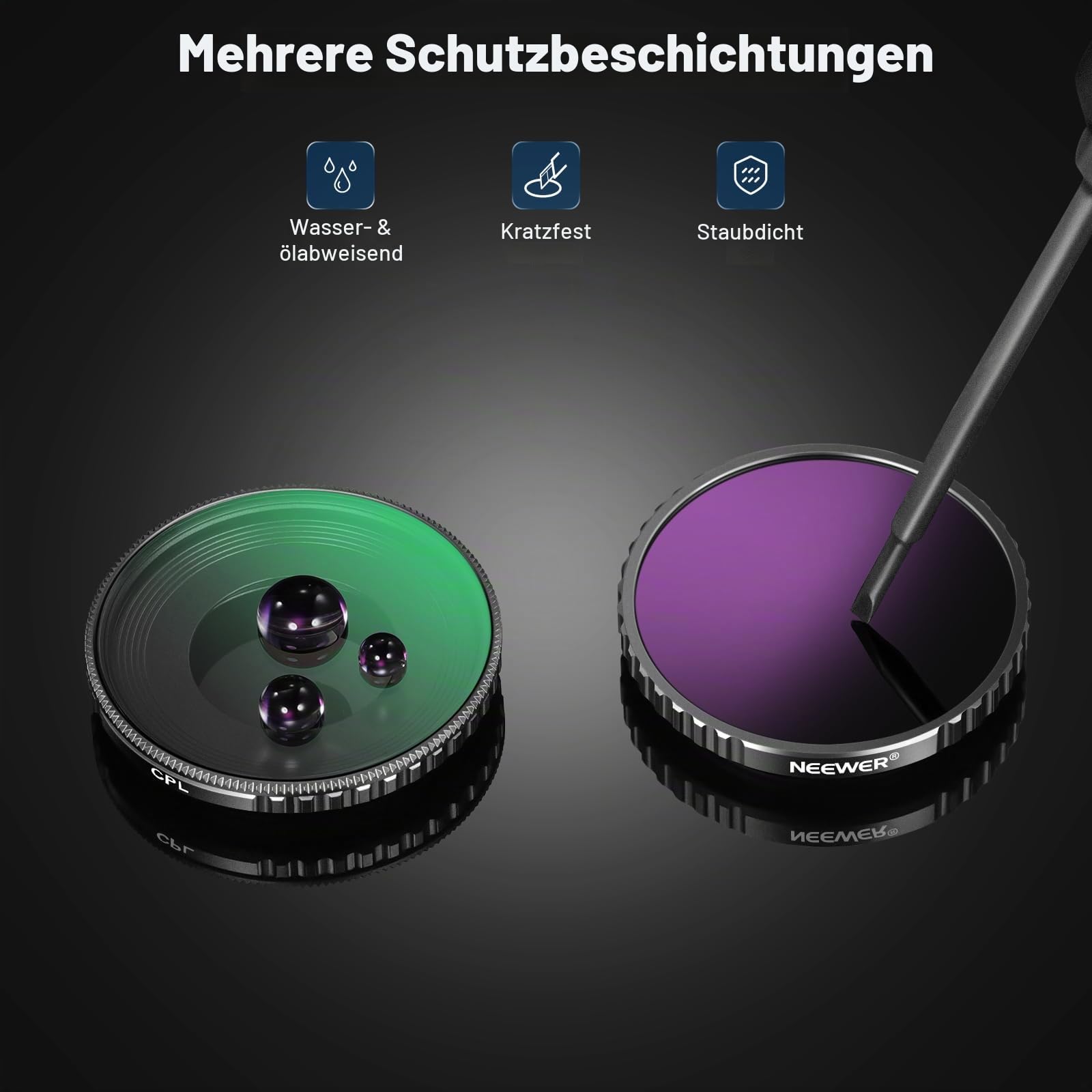 Neewer ND Filter Set kompatibel mit DJI Osmo Action 5 PRO/Action 4 – Bild 6