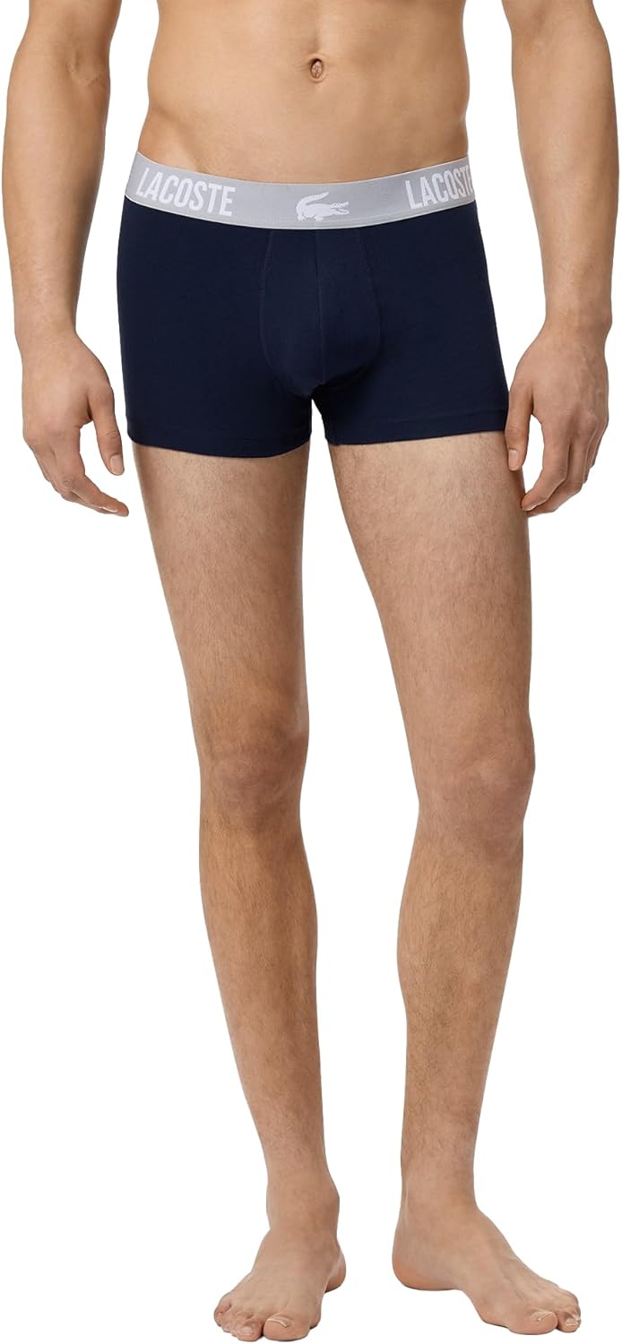Lacoste Mens 5-Pack Regular Fit Boxer Trunk - Image 5