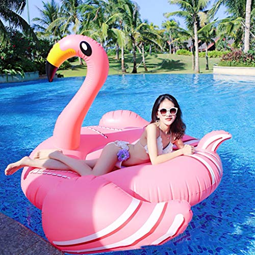 Youpin Mat Flotante Inflable Piscina Juguetes Flamenco Piscina Flotador Grupo del Mar Playa Tomar El Sol Mat Piscina Aire Anillo del Círculo para En El Colchón Pink-190 * 190cm