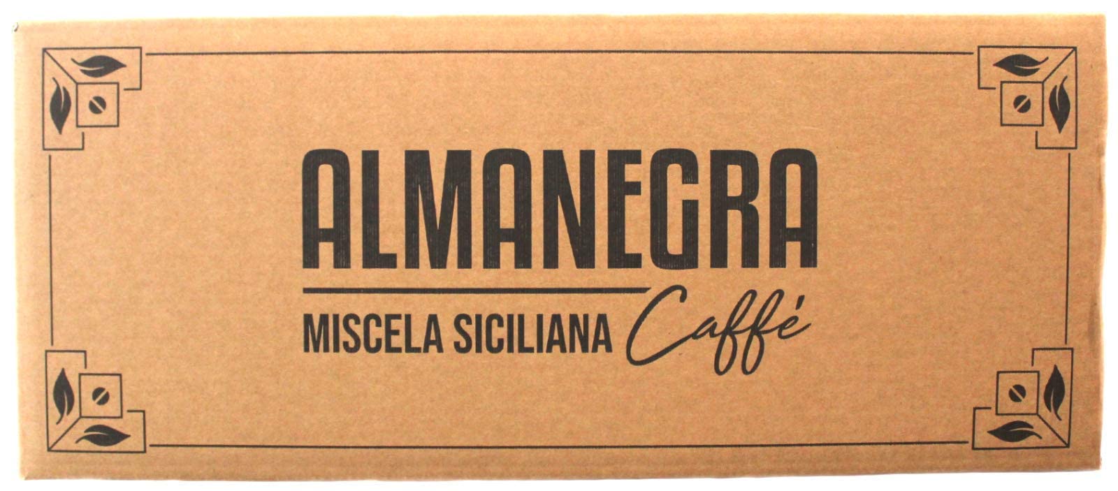 100 Capsule Cialde di Caffe Almanegra Caffè Compatibili per Nespresso Miscela Riserva Arabica