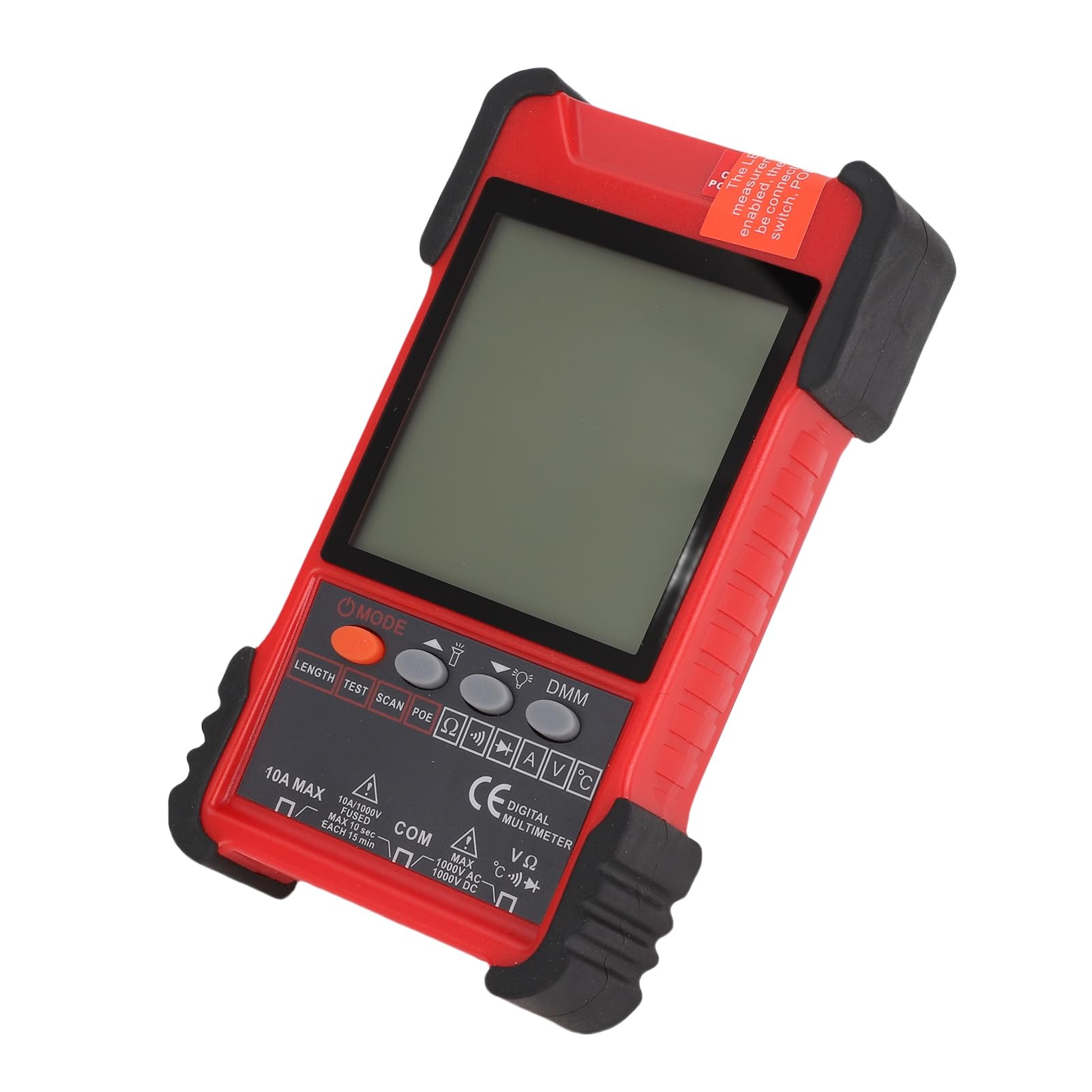 Cocoarm Testeur de Câble Réseau Portable ET616 Testeur de Câble Portable ABS Écran LCD Test POE Cartographie de Mesure de Longueur 400 M pour les Installateurs de Réseau Réparation de (ET618)