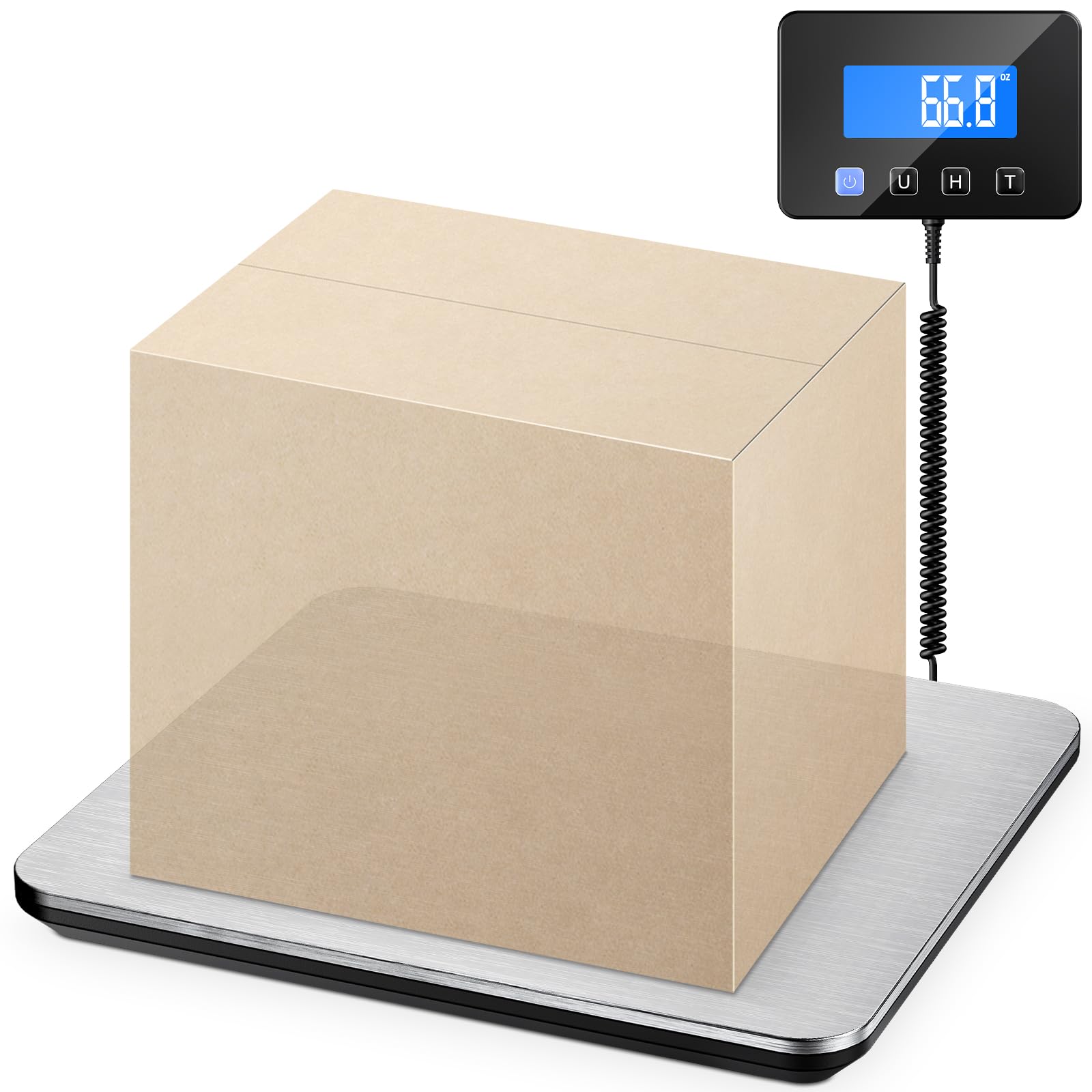 RAOYAN Bilancia Pesa Pacchi 200kg/10g - Alta Precisione, Funzione Hold/Tara, Display LED, Per Magazzino E Spedizioni - Foto 14