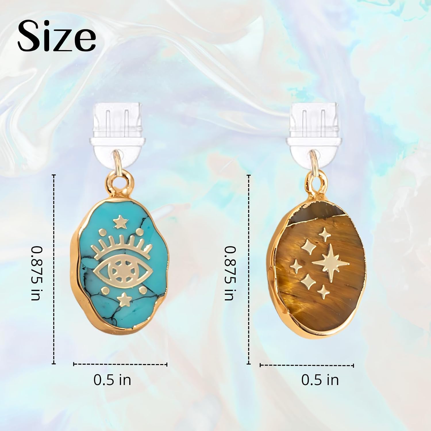 2 Pcs Crystal Charms for Kindle,Cute Tablet and Phone Accessories USBC Dust Plug, Compatible with Kindle and Phone Type C Charging Ports