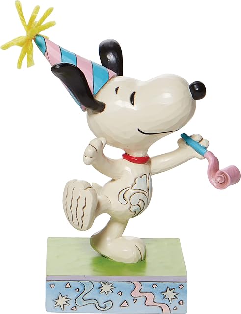 Party Animal (Birthday Snoopy Figurine) - Peanuts by Jim Shore