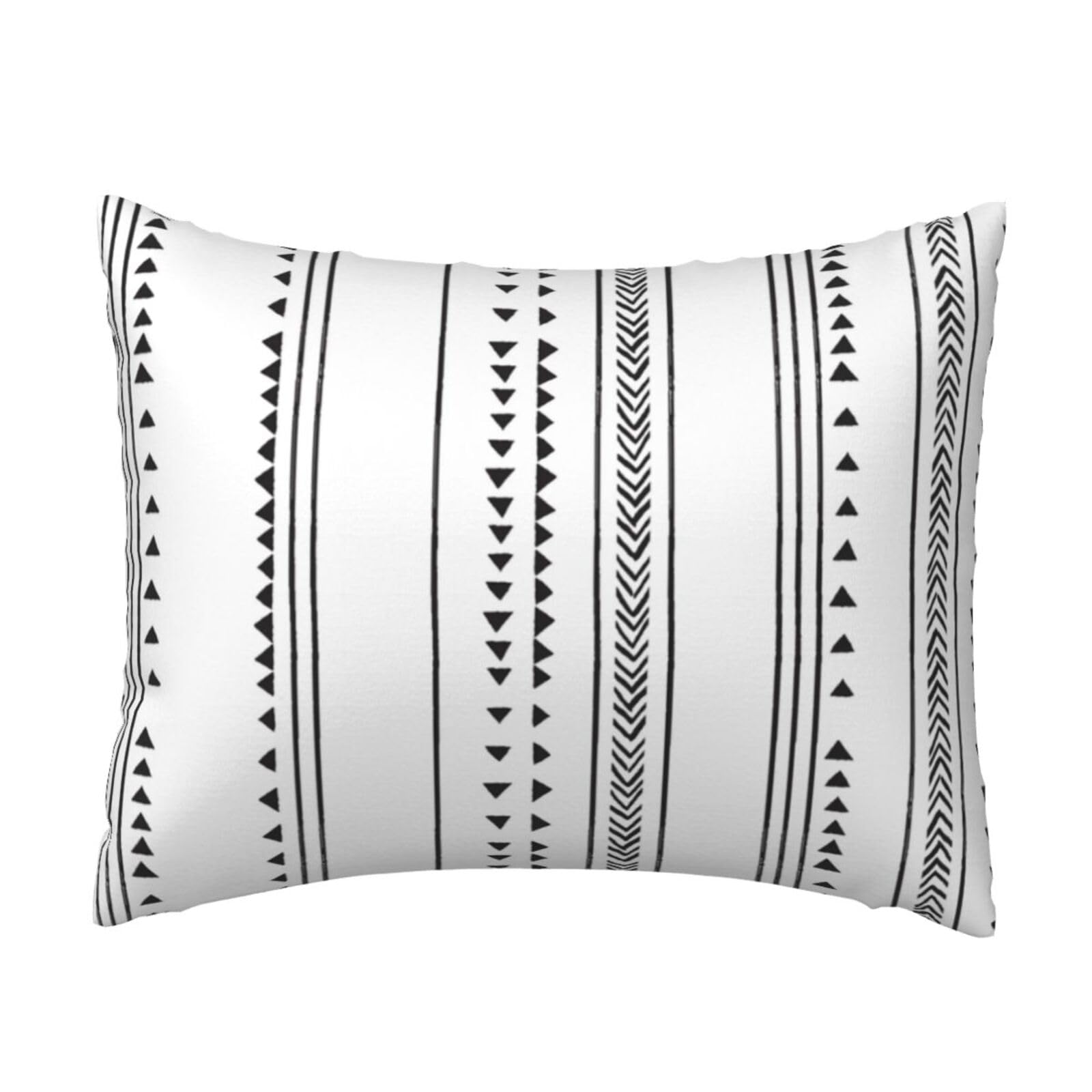 GSGCSBYMLG Triangle Stripes Bohemian Pattern printed Pillow Case 20x26in Cushion Cover