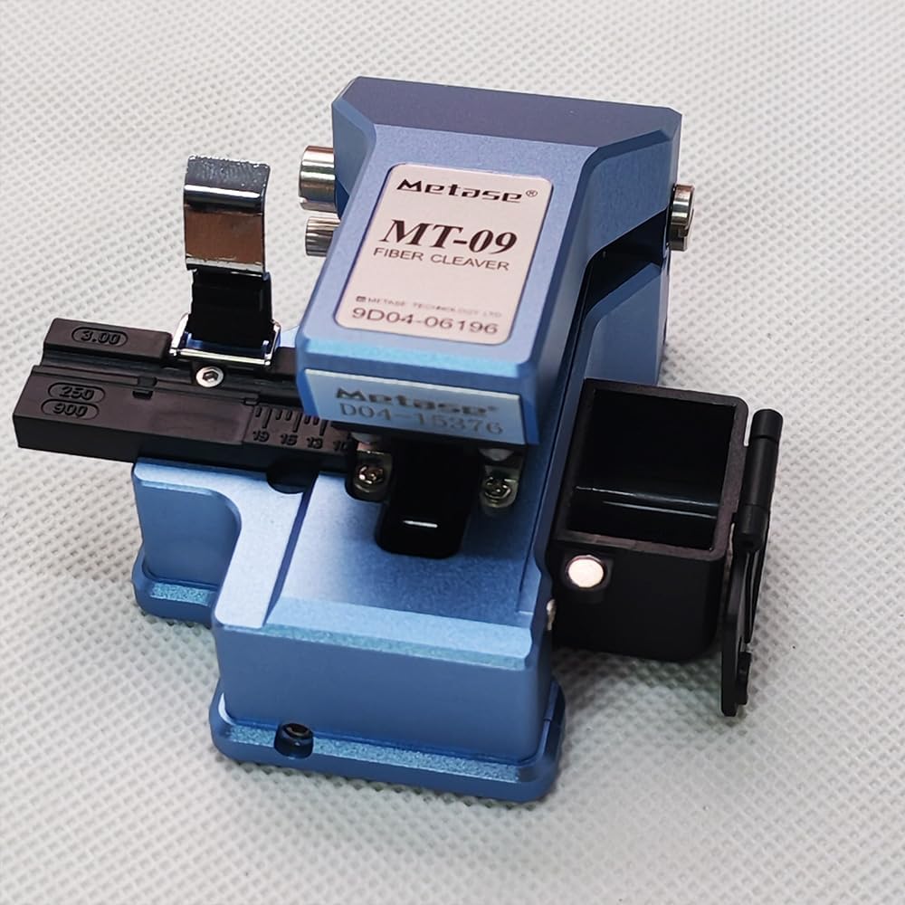 Fiber Cleaver MT-09 with Blade, Cable Cutting Knife, FTTT Fiber Optic Tools, Cutter, High Precision, Automatic Cutting 1PCS